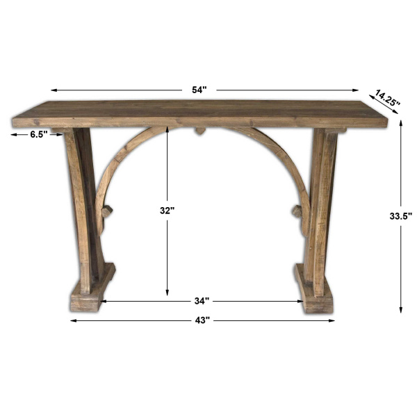 Uttermost 24302 Genessis Reclaimed Wood Console Table 03
