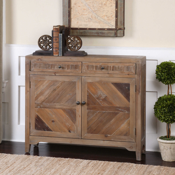 24415 Uttermost Hesperos Reclaimed Wood Console Cabinet