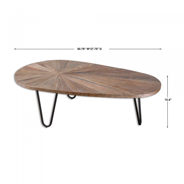 Uttermost 24459 Leveni Wooden Coffee Table 02