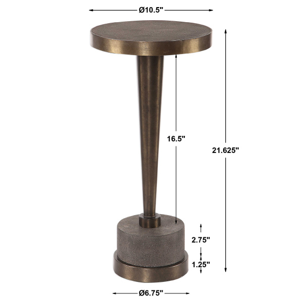 Uttermost 24863 Masika Bronze Accent Table