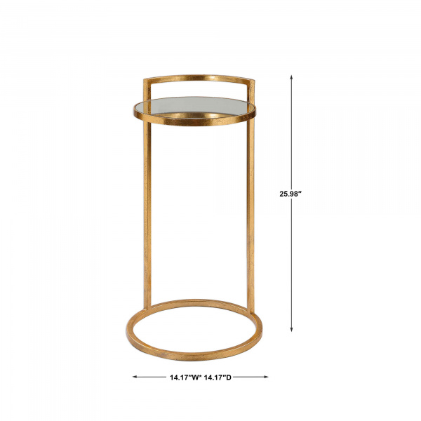 Uttermost 24886 Cailin Gold Accent Table 01