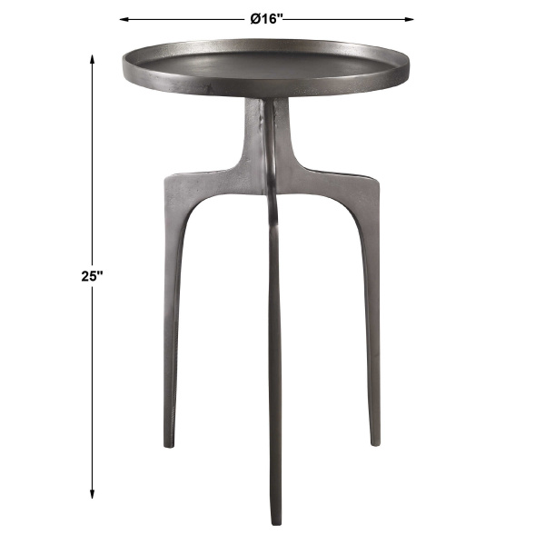 Uttermost 25082 Kenna Nickel Accent Table 02