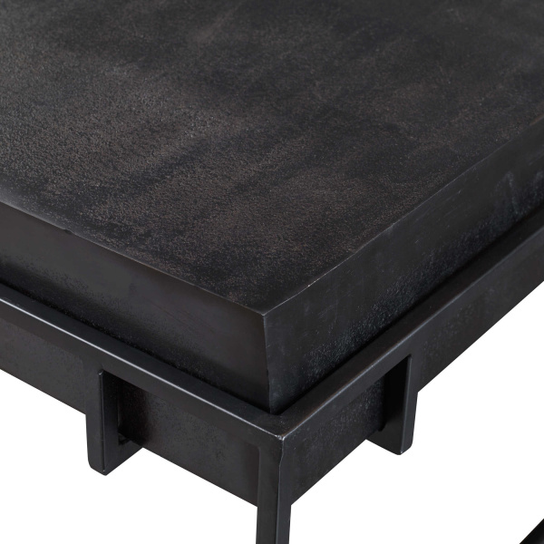 Uttermost 25111 Uttermost Telone Modern Black Coffee Table 2