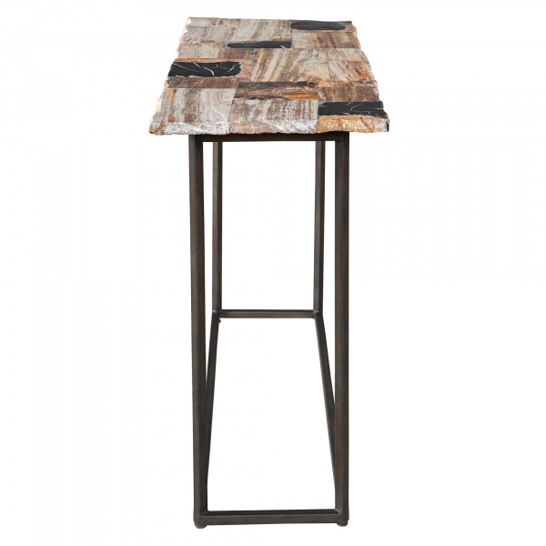 Uttermost 25498 Uttermost Iya Petrified Wood Console Table 5