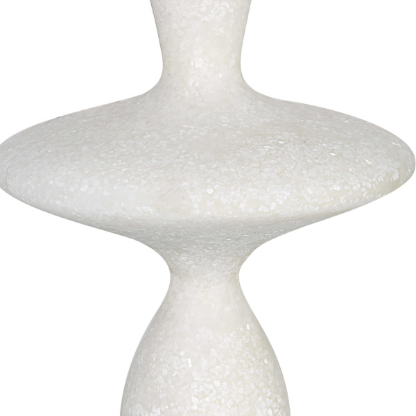Uttermost 29796 1 Inverse White Marble Table Lamp 4