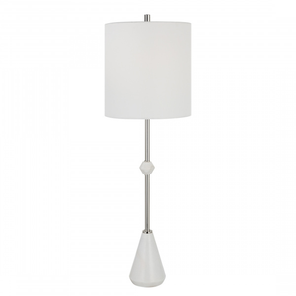 29799-1 Uttermost Chantilly Modern White Buffet Lamp
