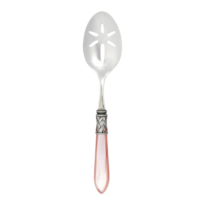 Aladdin Antique Light Pink Slotted Serving Spoon