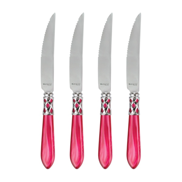 Aladdin Brilliant Raspberry Steak Knives - Set of 4