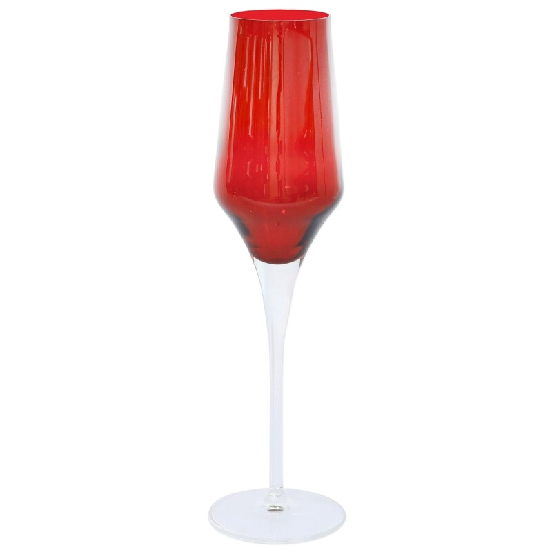 CTA-R8850 Contessa Red Champagne Glass
