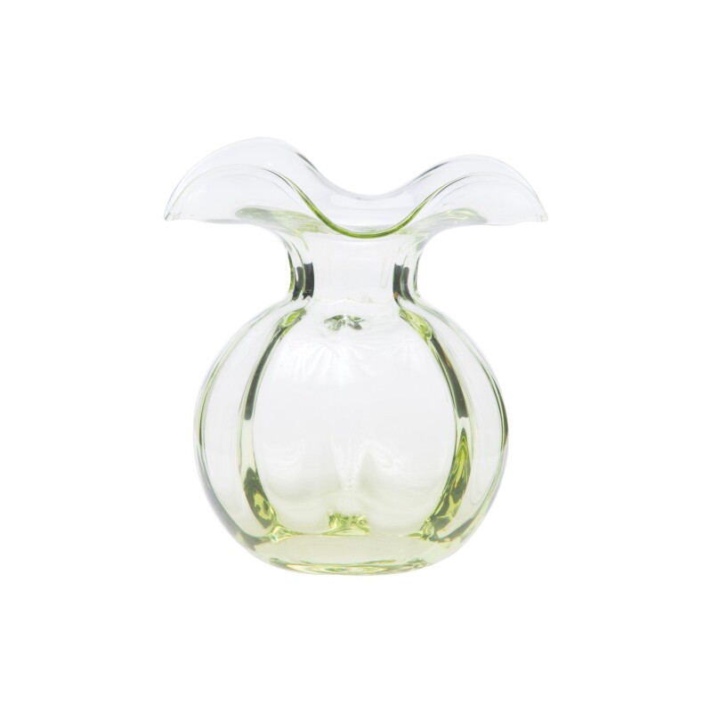 HBS-8580G-GB Hibiscus Glass Green Bud Vase