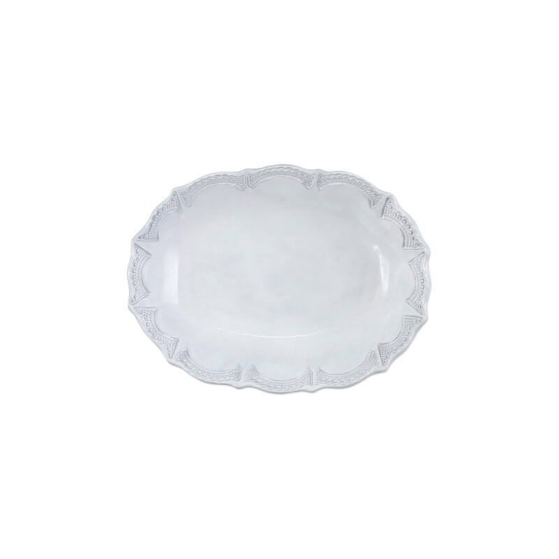 INC-11031 Incanto Lace Small Oval Serving Bowl