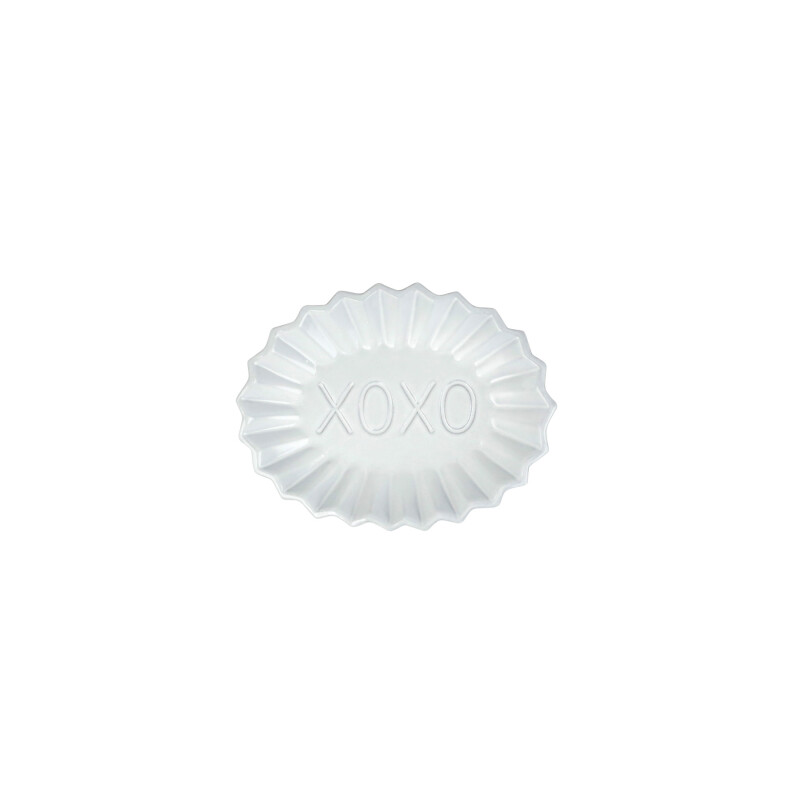 INC-1194 Incanto Pleated XOXO Plate