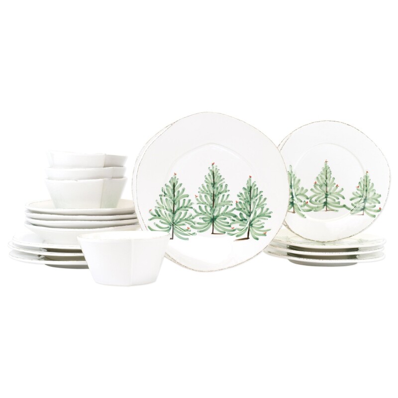 LAH-2600S-16N Lastra Holiday Sixteen-Piece Place Setting