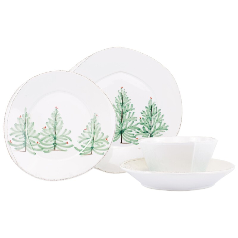 LAH-2600S-4 Lastra Holiday Four-Piece Place Setting