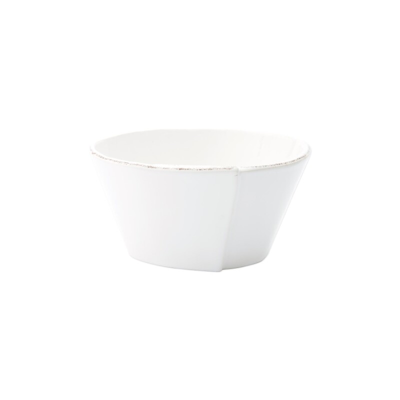 LAS-2602W Lastra White Stacking Cereal Bowl