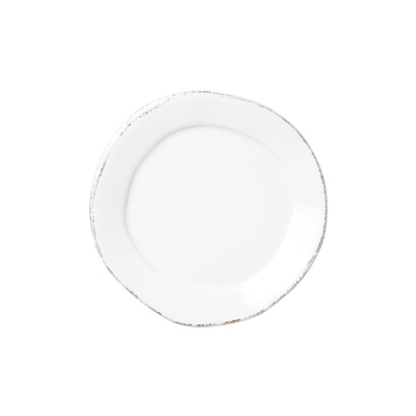 LAS-2670W Lastra White Canape Plate