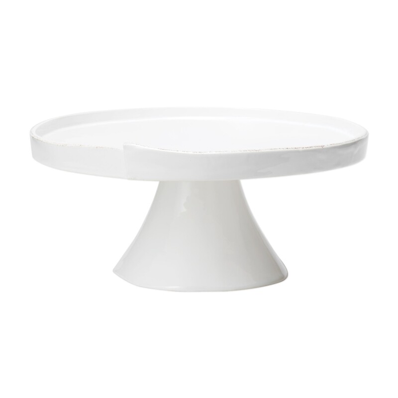 LAS-2673W Lastra White Large Cake Stand