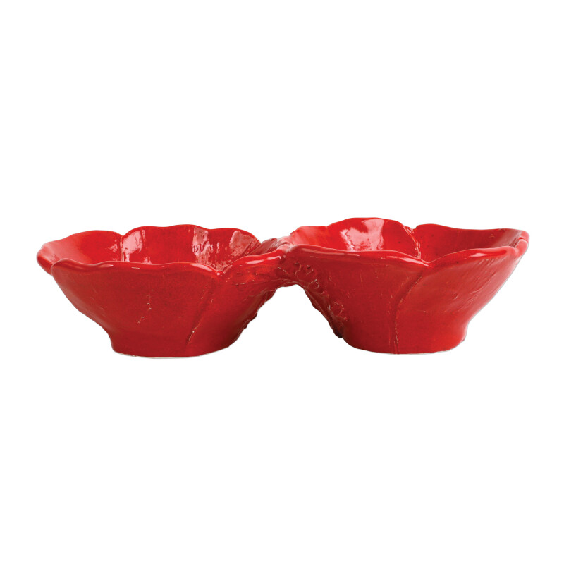LPY-2635F Lastra Poppy Figural Two-Part Server