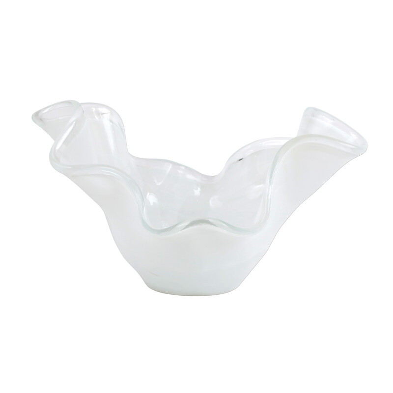 OND-5294W Onda Glass White Medium Bowl