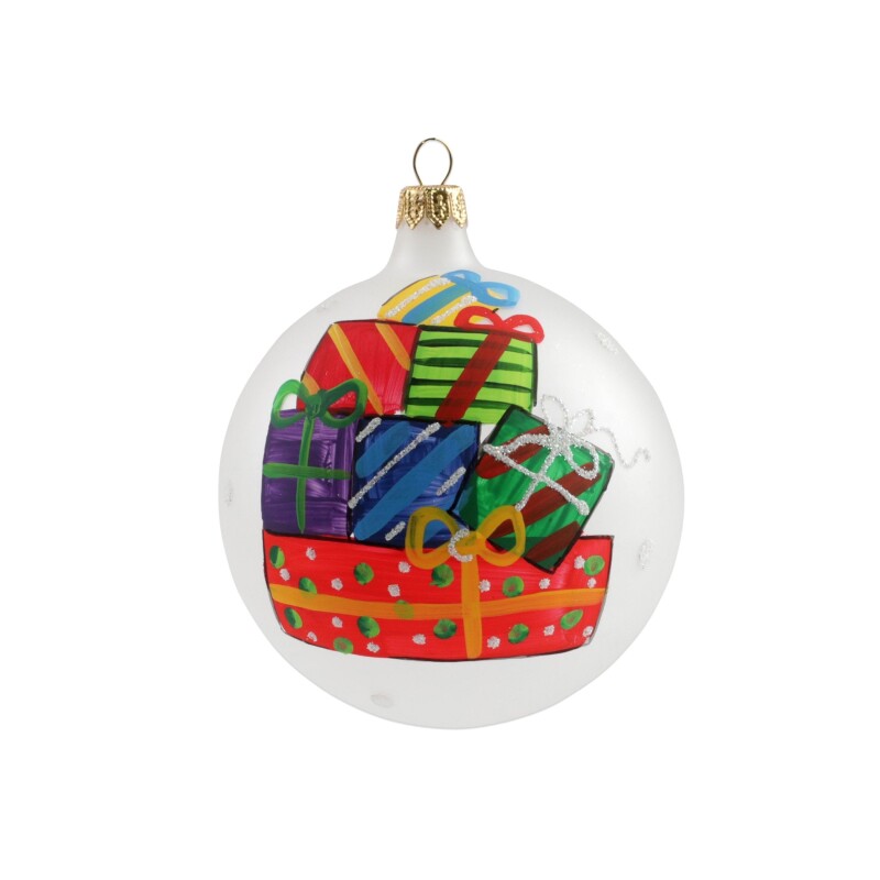 ORN-27019 Ornaments Stacked Gifts Ornament