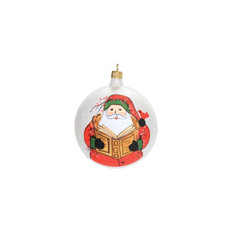Osn 2721 Old St. Nick Reading Ornament