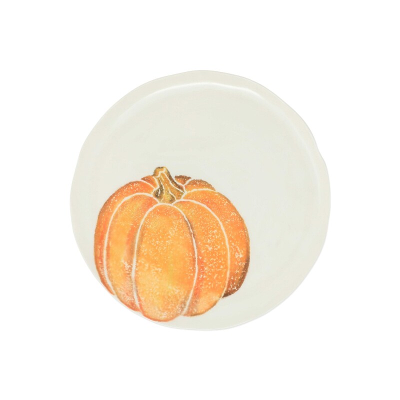 Pkn 9701a Pumpkins Salad Plate Orange Small Pumpkin