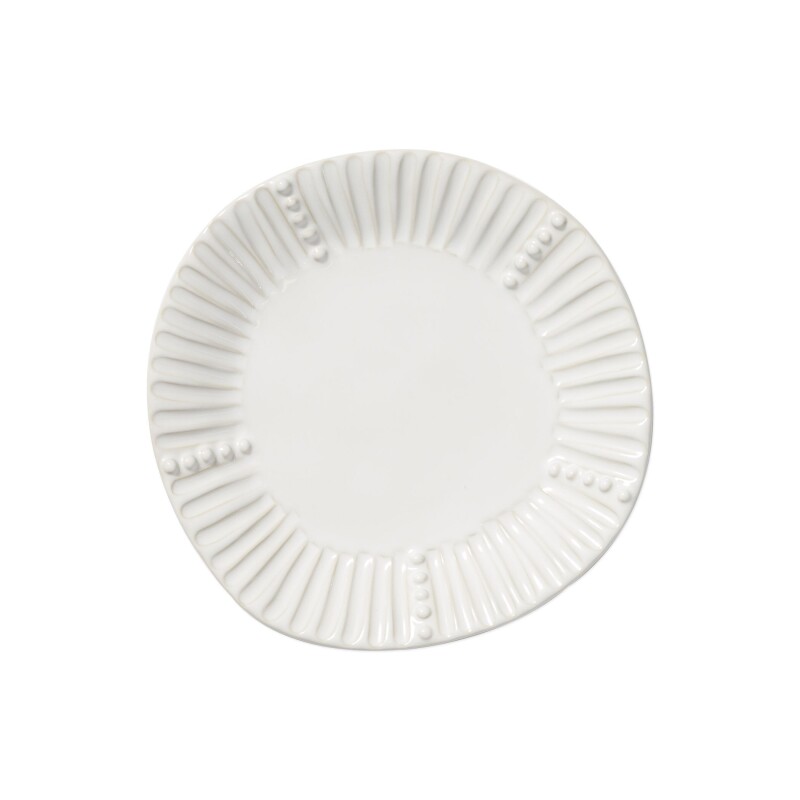 SINC-W1101A Incanto Stone White Stripe Salad Plate