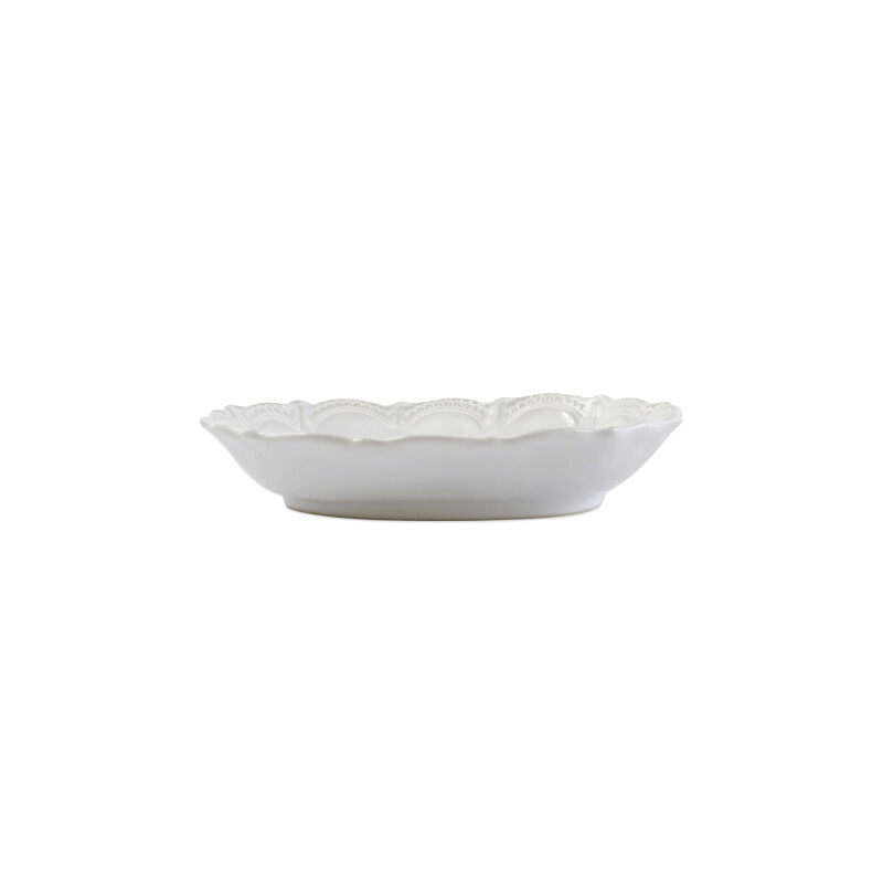 Sinc W11031 Incanto Stone White Lace Small Oval Bowl 2