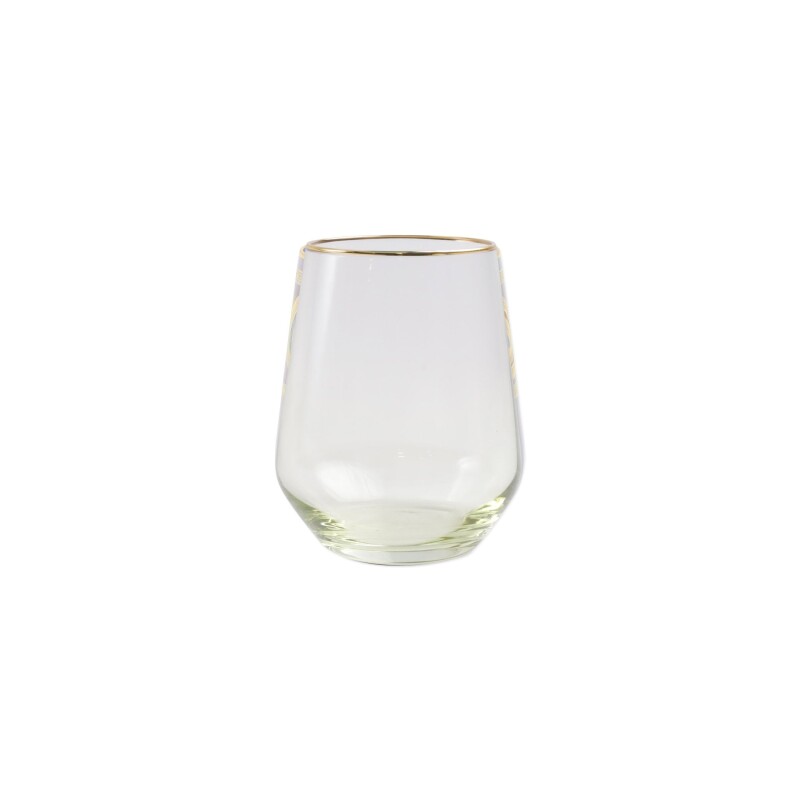 Vbow G52121 Rainbow Green Stemless Wine Glass