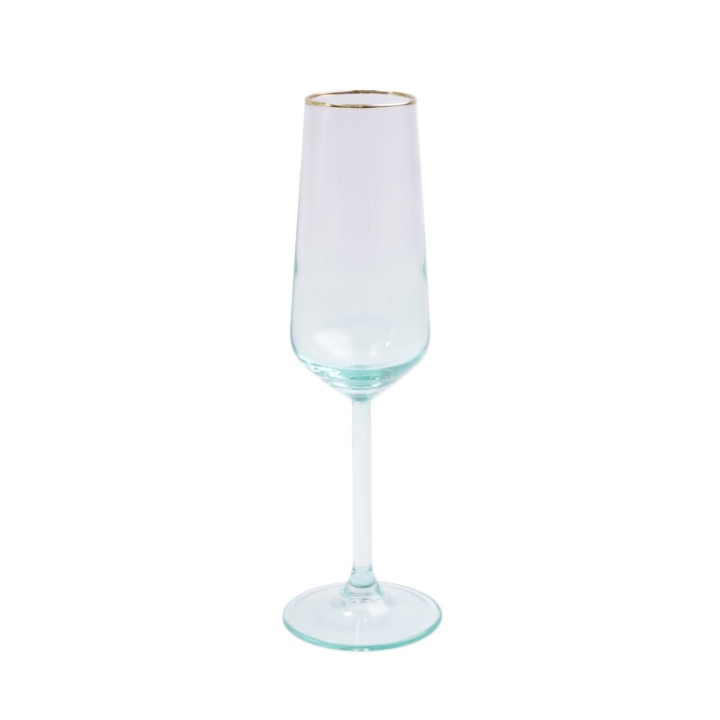Vbow G52150 Rainbow Green Champagne Flute 2