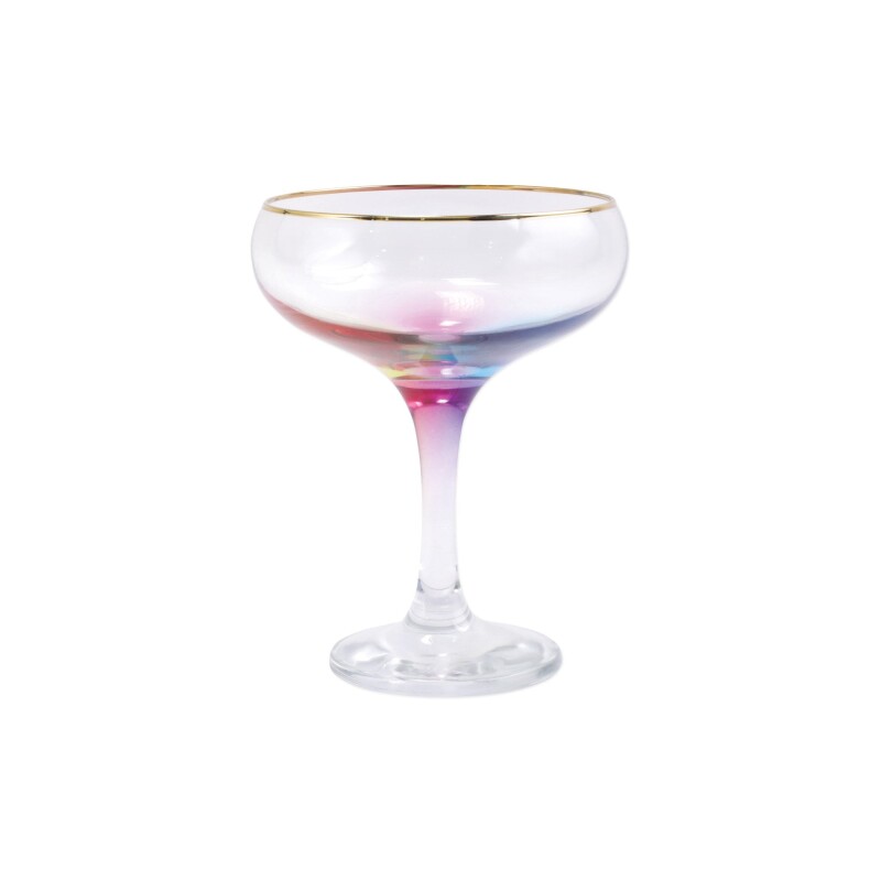 VBOW-M52151 Rainbow Coupe Champagne Glass