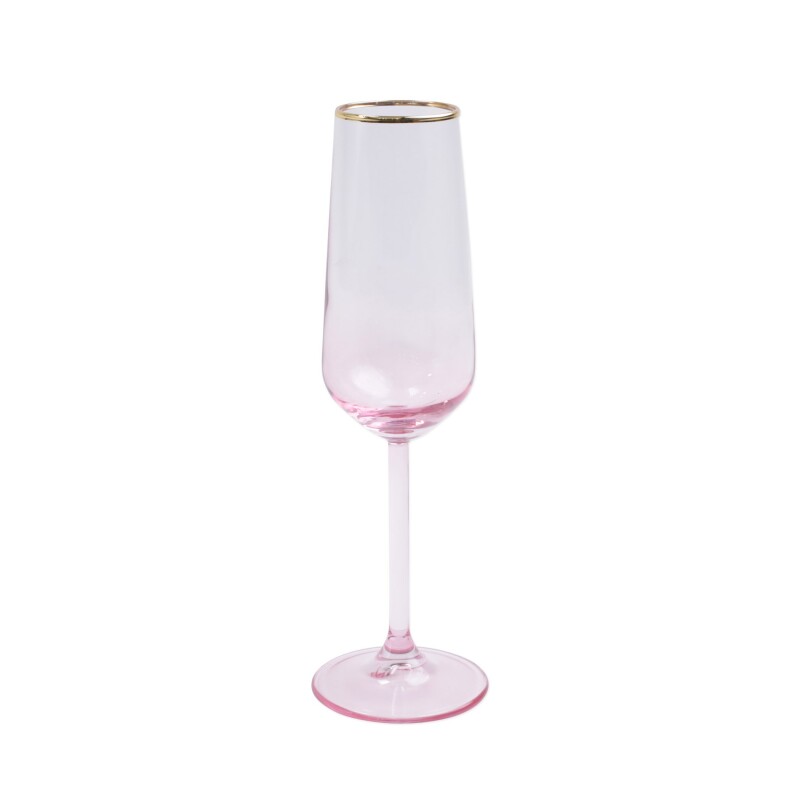 Vbow P52150 Rainbow Pink Champagne Flute 2