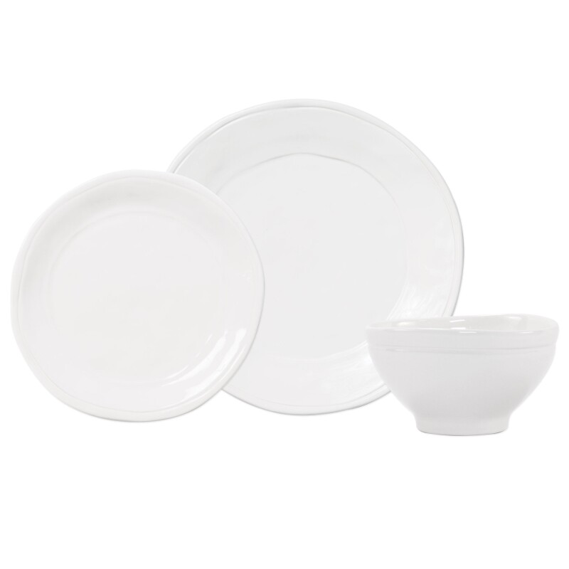 VFRS-2600WS Fresh White 3-Piece Place Setting