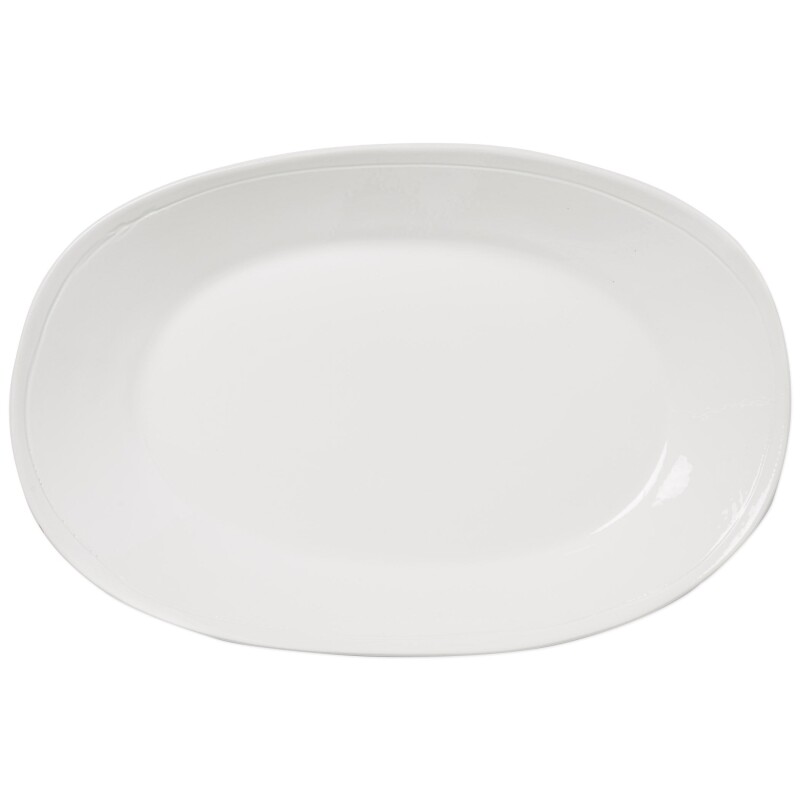 Fresh White Large Oval Platter