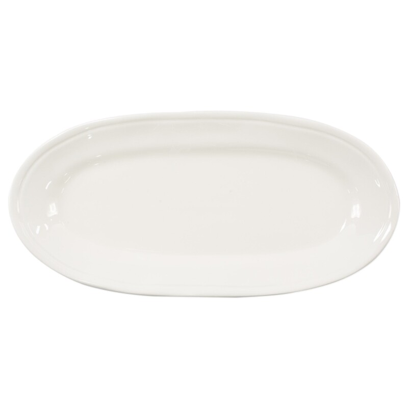 Fresh Linen Narrow Oval Platter