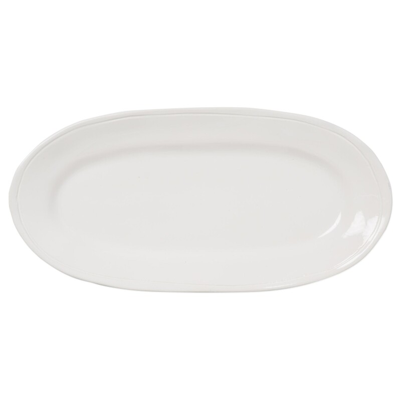 Fresh White Narrow Oval Platter