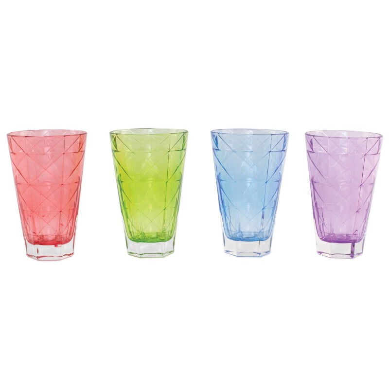 Prism Assorted Tall Tumblers - Set of 4