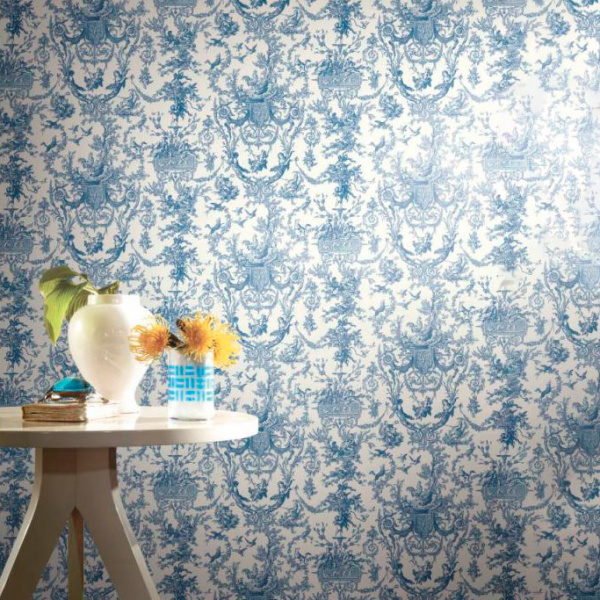 AT4241 Old World Toile Wallpaper