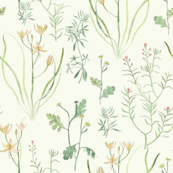 NR1565 Alpine Botanical Wallpaper