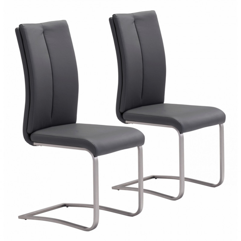 100138 Rosemont Dining Chair (Set of 2) Gray