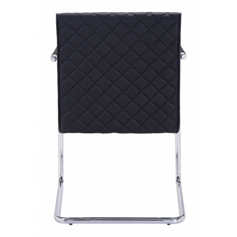 100189 Image4 Quilt Dining Chair Set Of 2 Black 1