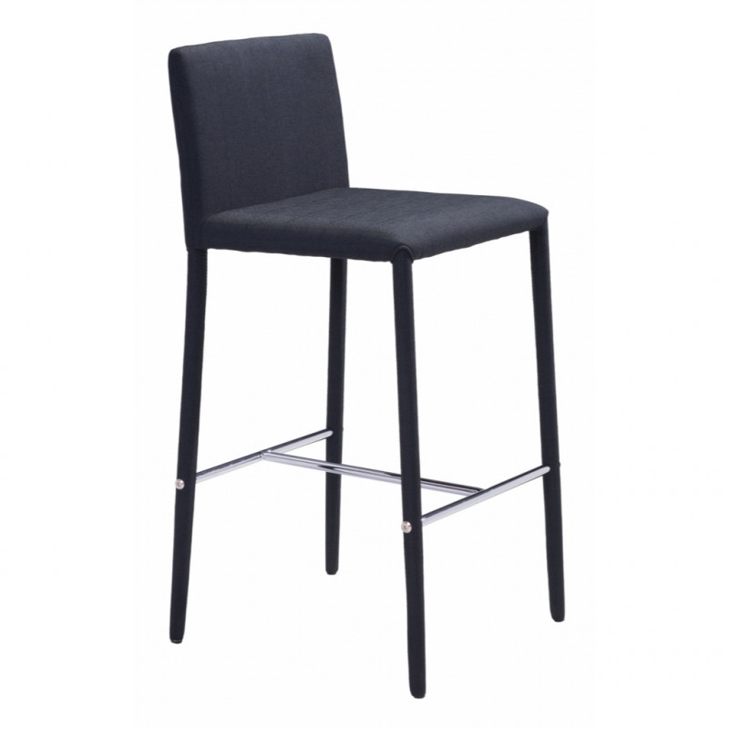 100244 Image1 Confidence Counter Chair Set Of 2 Black 1