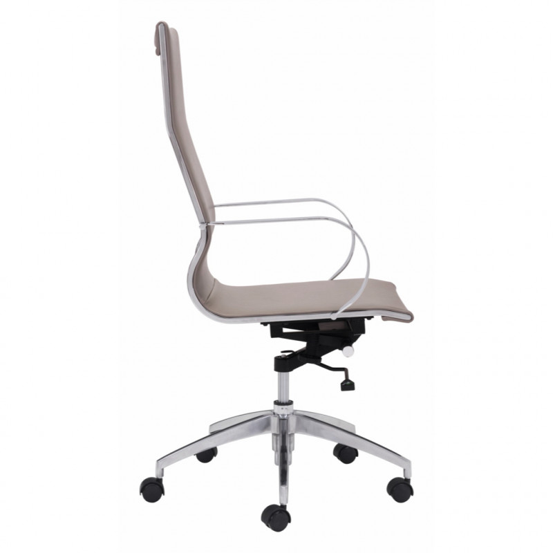 100373 Image2 Glider High Back Office Chair Taupe