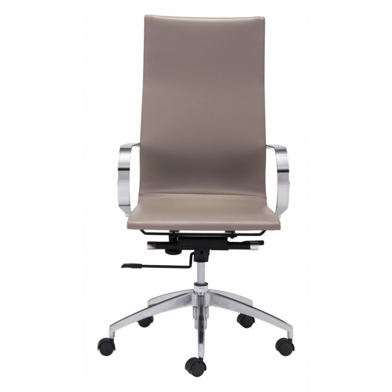 100373 Image3 Glider High Back Office Chair Taupe