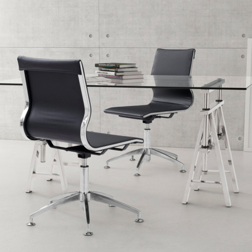 100377 Glider Conference Chair Black
