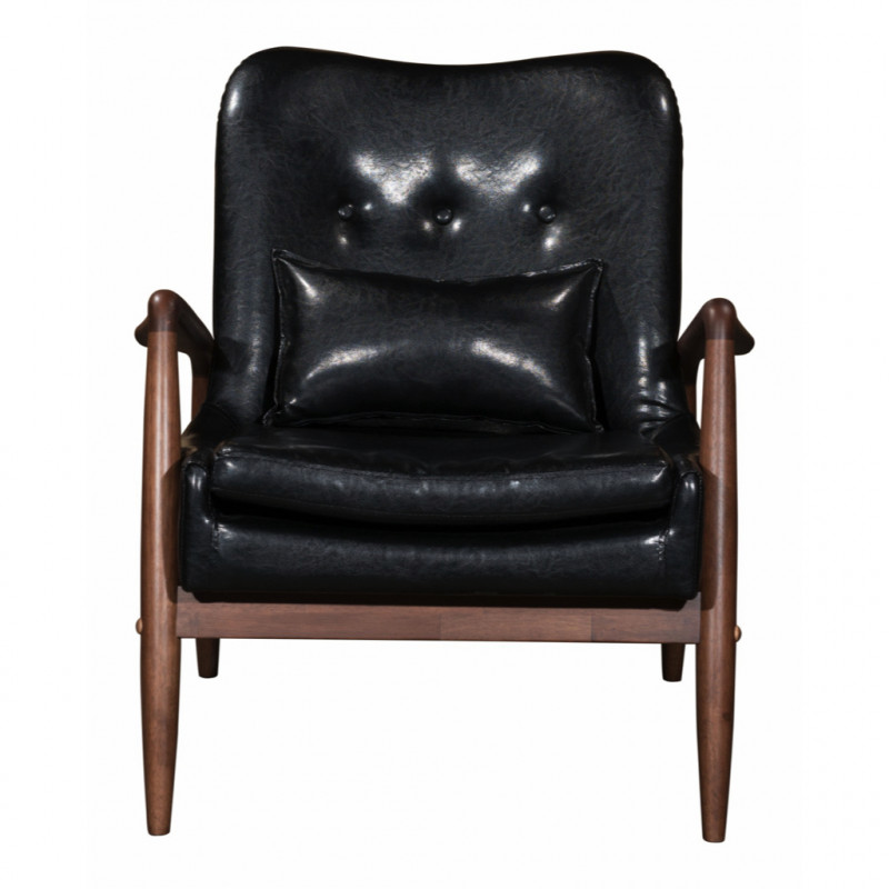 100534 Image4 Bully Lounge Chair Ottoman Black
