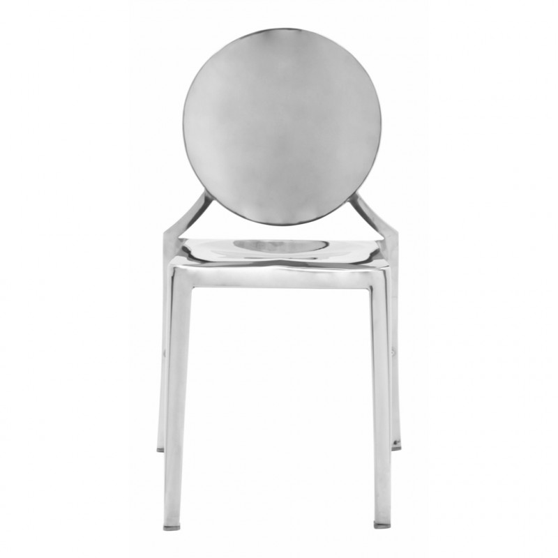 100550 Image3 Eclipse Dining Chair Set Of 2 Stainless Steel