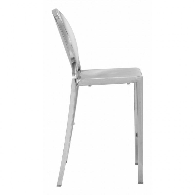 100551 Image2 Eclipse Counter Chair Set Of 2 Stainless Steel