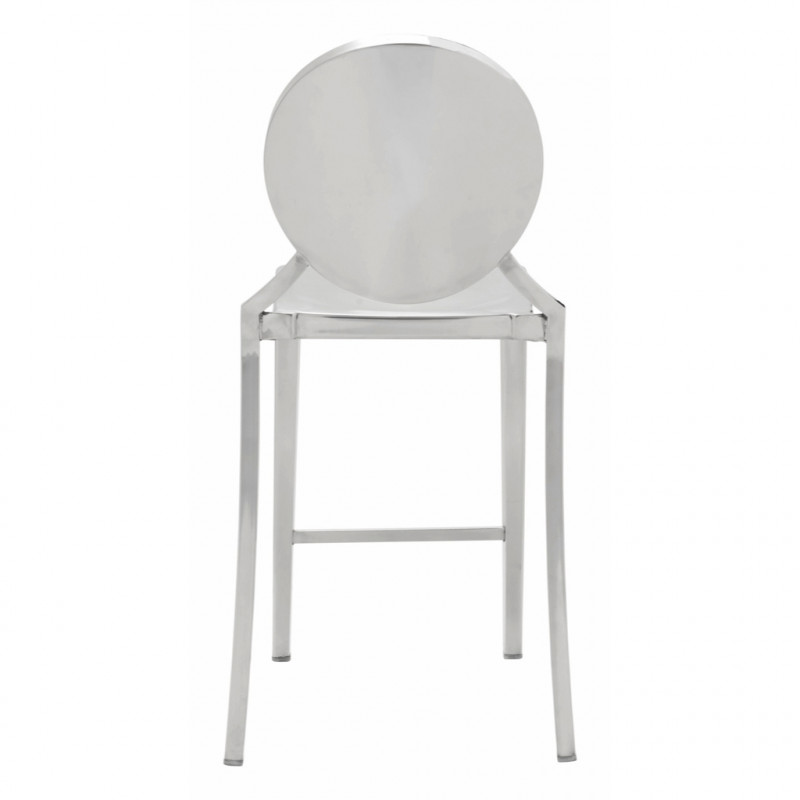 100551 Image4 Eclipse Counter Chair Set Of 2 Stainless Steel