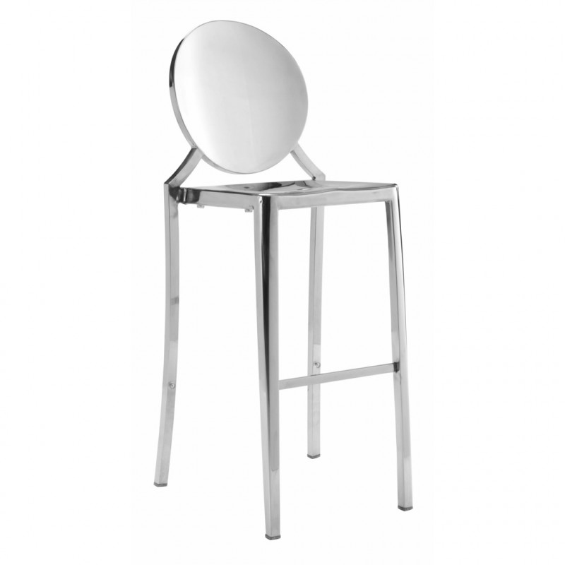 100552 Image1 Eclipse Bar Chair Set Of 2 Stainless Steel